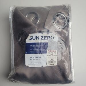 Sun Zero 2-Pack 100% Blackout Theater Grad Grommet Curtain 'Mocha' 40x84in #BT1